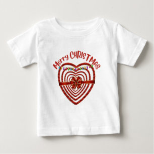 CAMISETA PARA BEBÊ FELIZ NATAL
