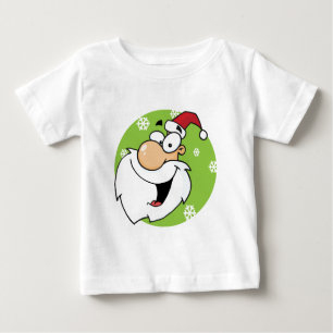 Camiseta Para Bebê Feliz Natal Clause Férias de Natal