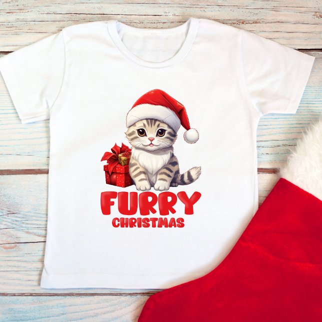 Camiseta Para Bebê Feliz Natal de Furto (Criador carregado)