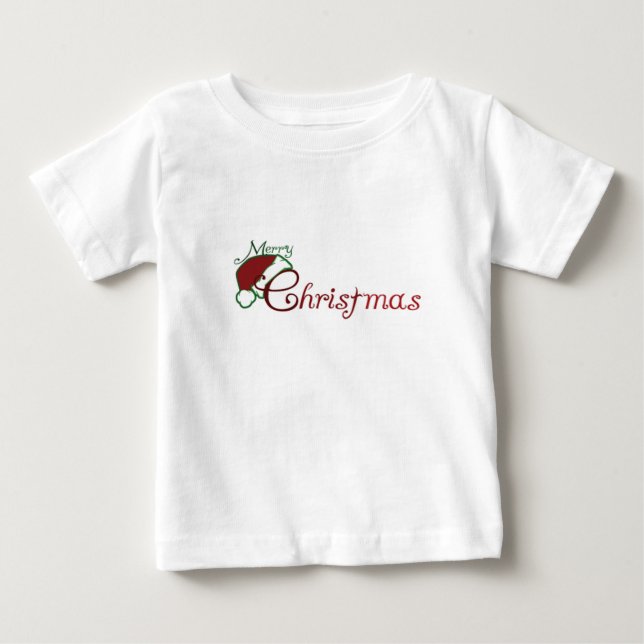 CAMISETA PARA BEBÊ **FELIZ NATAL INFANTIL** (Frente)
