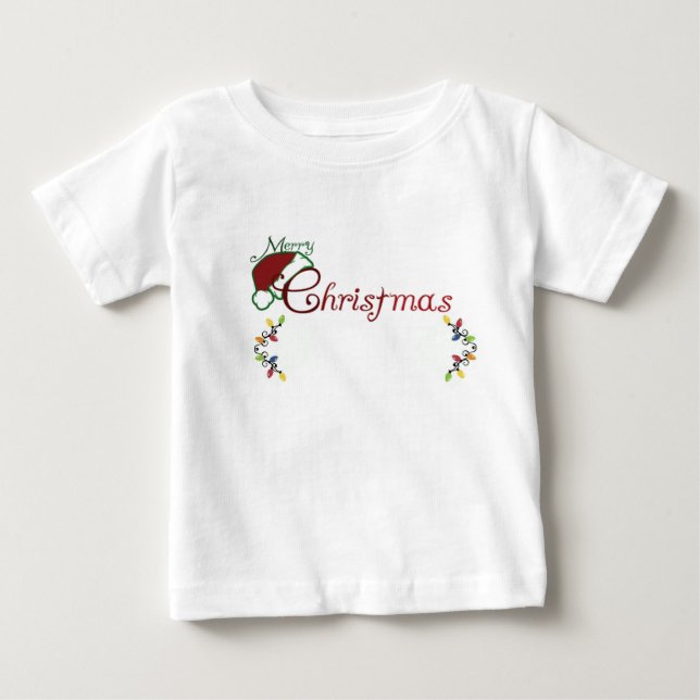 CAMISETA PARA BEBÊ **FELIZ NATAL INFANTIL** (Frente)