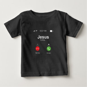 Camiseta Para Bebê Feliz Natal, Jesus cristão gráfico, gritando