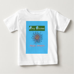 Camiseta Para Bebê Feliz Natal Sunshine Holiday.png