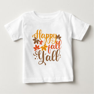 Camiseta Para Bebê Feliz outono para vocês