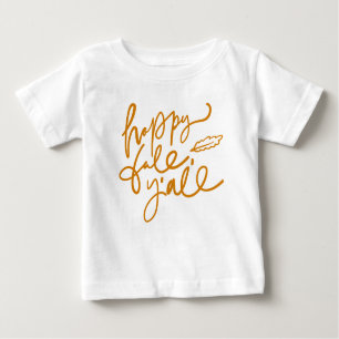 Camiseta Para Bebê Feliz outono Y