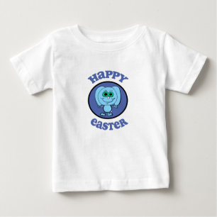 Camiseta Para Bebê Feliz Páscoa