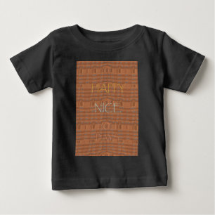 Camiseta Para Bebê Feliz Quênia Red Zebra Hakuna Matata motif De