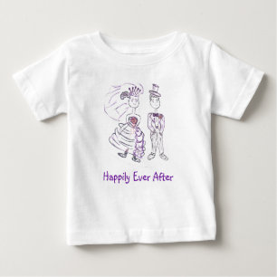 Camiseta Para Bebê Feliz Sempre Depois