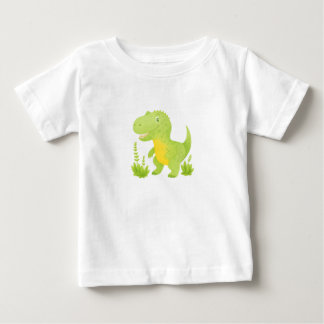 Camiseta Para Bebê Feliz T-Rex