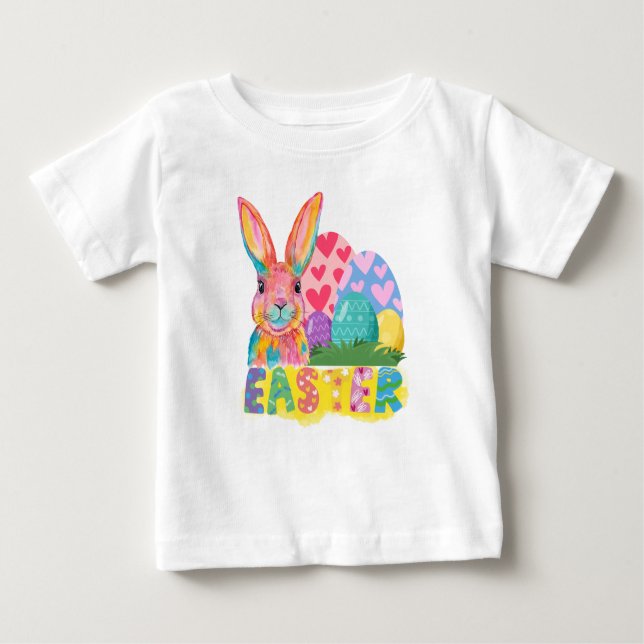 CAMISETA PARA BEBÊ FELZ PASCOA (Frente)