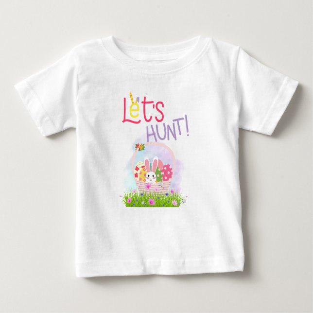 CAMISETA PARA BEBÊ FELZ PASCOA (Frente)