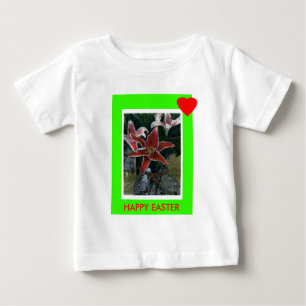 Camiseta Para Bebê !Felz pascoa de criação de UC