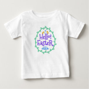 Camiseta Para Bebê Felz pascoa para você Coisa do Bebê de Ovo de Pásc