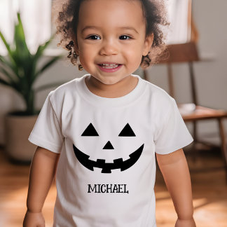 Camiseta Para Bebê Feral Child Cute Custom Name Halloween