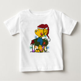 Camiseta Para Bebê Ferald Christmas
