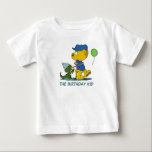 Camiseta Para Bebê Ferald e o bebê Lizard Birthday Kid<br><div class="desc">Com base nos caracteres Ferald criados por ©Keith Williams</div>