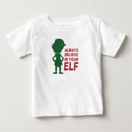 Camiseta Para Bebê Feriado De Natal Bonito Pareceu Engraçado