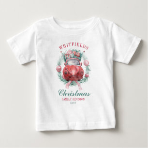 Camiseta Para Bebê Feriado de Natal da Família, Feriado de Corda Ver