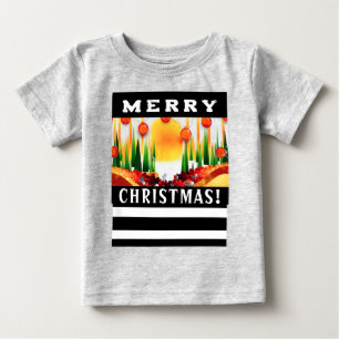 Camiseta Para Bebê Feriado dentro dos pinheiros!