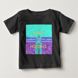 Camiseta Para Bebê Feriados Felizes de Hakuna Matata