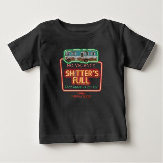 Camiseta Para Bebê Férias de Natal | Sh*tter - Sinal de Neon de Cheio
