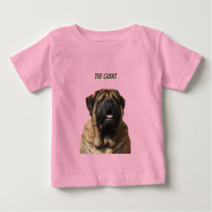 Camiseta Para Bebê Férias do Mastiff Mastiff Inglês
