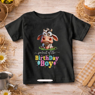 Camiseta Para Bebê Festa de 2º Aniversário de Animais da Fazenda de V
