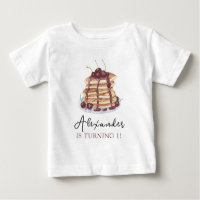 Festa de aniversário de Panquecas de Aquarela