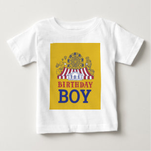 Camiseta Para Bebê Festa de Casa Infantil do Circo Carnaval