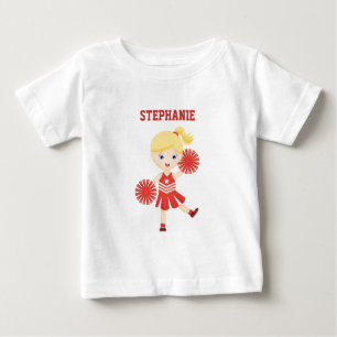 Camiseta Para Bebê Festa de Cheerleader