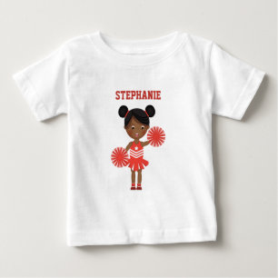Camiseta Para Bebê Festa de Cheerleader