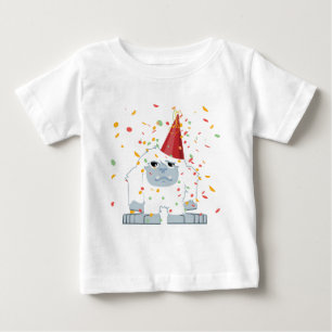 Camiseta Para Bebê Festa de Confetti