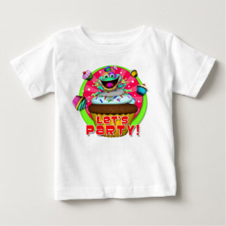 Camiseta Para Bebê Festa de Vamos GiggleBellies!