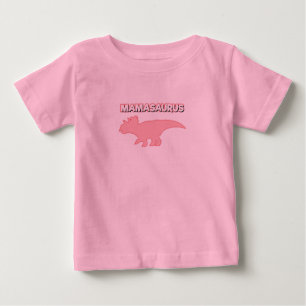 Camiseta Para Bebê Festa do Dinossauro Mãe Festa de aniversário Mamas