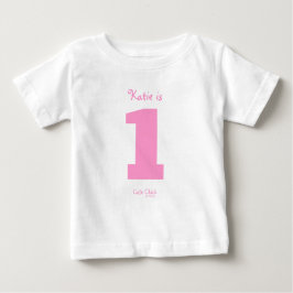 Camiseta Para Bebê Festa Engraçada De primeiro aniversario De Bebê De