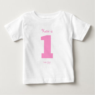 Camiseta Para Bebê Festa Engraçada De primeiro aniversario De Bebê De