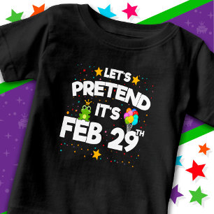 Camiseta Para Bebê Fev 29 Vamos Leap Dia Fim do Ano Leap Fim do Ano A