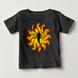 Camiseta Para Bebê Fiery Scorpio