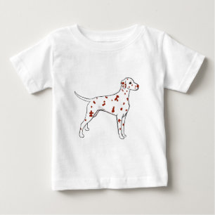 Camiseta Para Bebê Fígado Dalmático