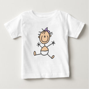 Camiseta Para Bebê Figura do Baby Stick