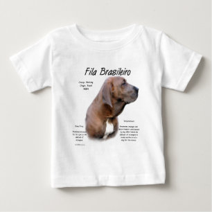 Camiseta Para Bebê Fila Brasileiro History Design