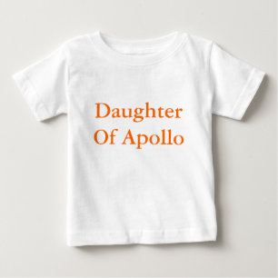 Camiseta Para Bebê Filha da parte superior do bebê de Apollo