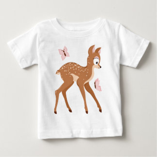Camiseta Para Bebê Filha de veados da série da floresta