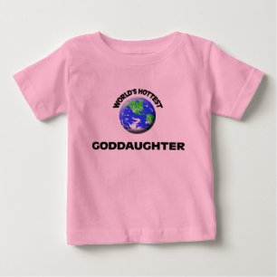 Camiseta Para Bebê Filha-Deus Mais Quente do Mundo