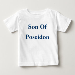 Camiseta Para Bebê Filho De Poseidon Baby Shirt