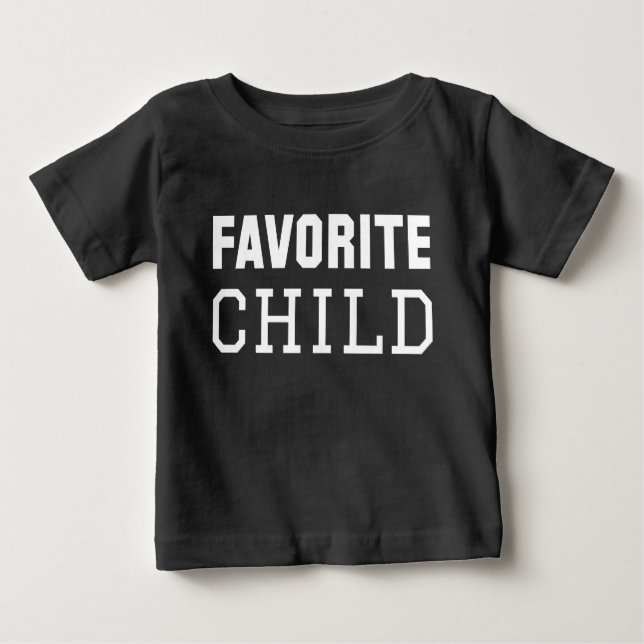 Camiseta Para Bebê Filho Favorito (Frente)