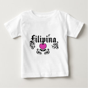 Camiseta Para Bebê Filipina