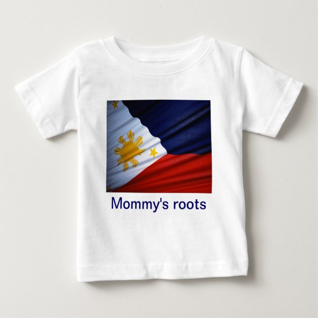 Camiseta Para Bebê filipinas (Frente)