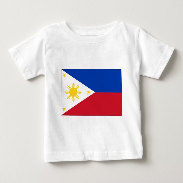 Camiseta Para Bebê Filipinas (Frente)