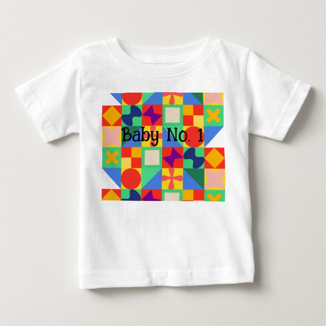 Camiseta Para Bebê Filtro de patch (Frente)
